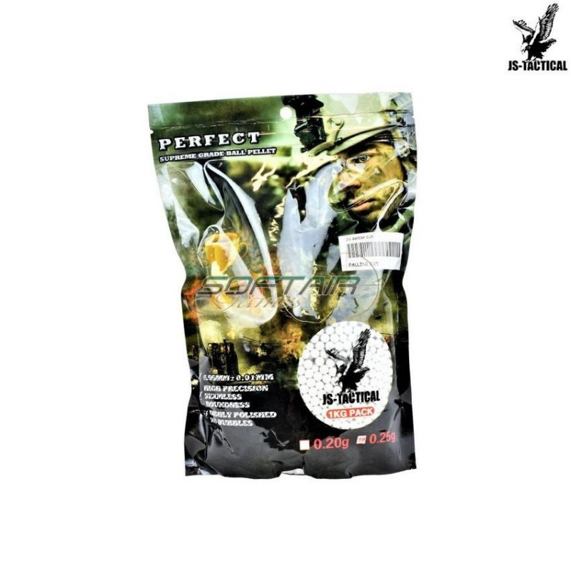 Bb Bag Perfect 0.25gr Pearl White Js Tactical (js-bbperf025)