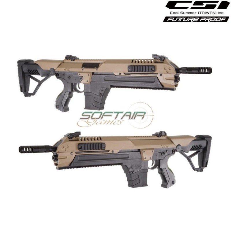 Fucile Elettrico Xr-5 S.t.a.r. Dark Earth Advanced Battle Rifle Csi (csi-fg-1502t)