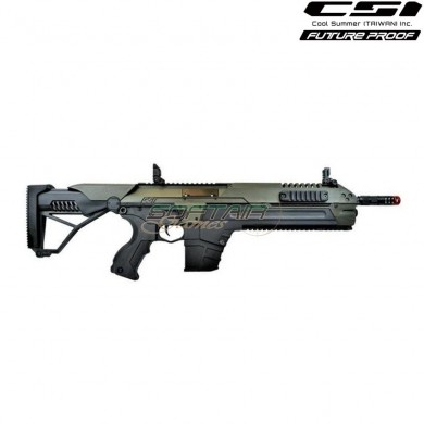 Electric Rifle Xr-5 S.t.a.r. Ranger Green Advanced Battle Rifle Csi (csi-fg-1502v)