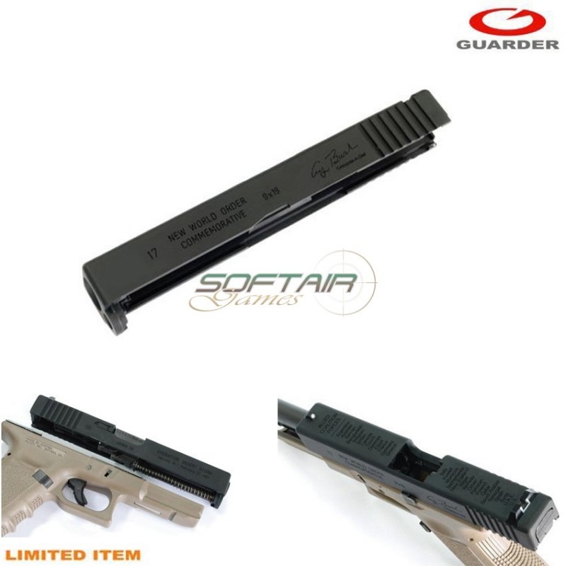 Carrello In Alluminio Desert Storm Black Per Glock G-17 Marui (glk-27-a-bk)