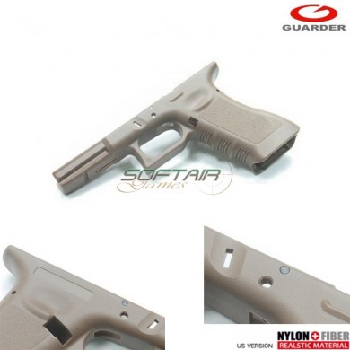 Us Version Frame Tan For Glock Marui 17/18 Guarder (glk-99-tan)