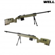 Fucile A Molla Sniper M40a5 Type Olive Drab Well (mb4416v)