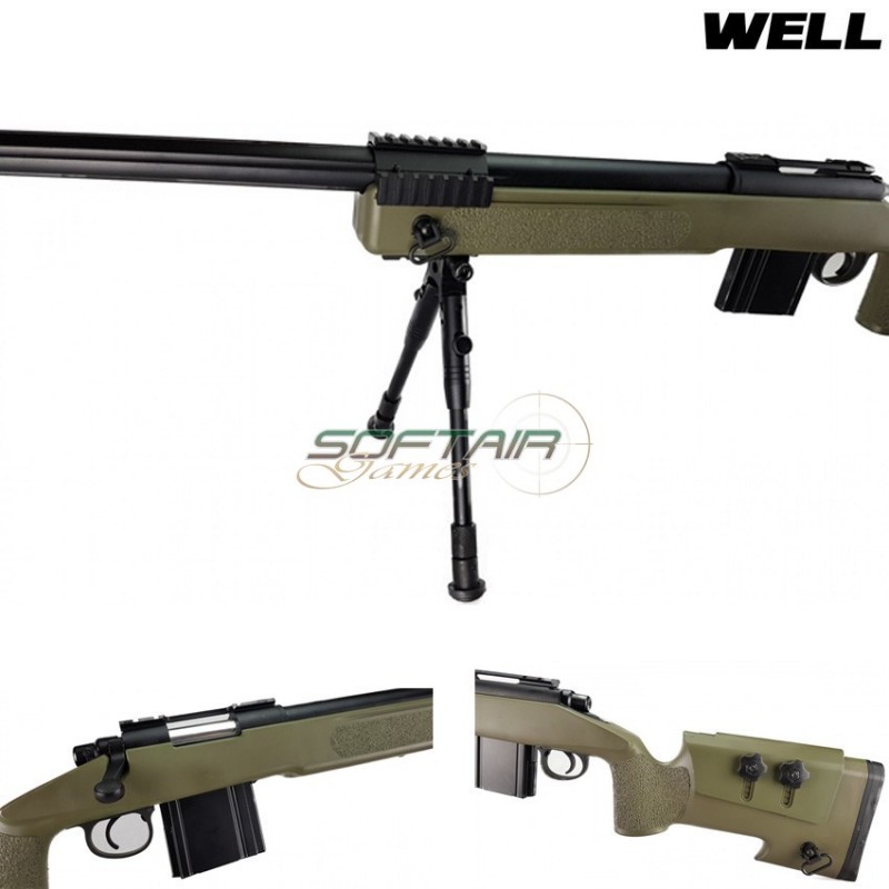 Fucile A Molla Sniper M40a5 Type Olive Drab Well (mb4416v)