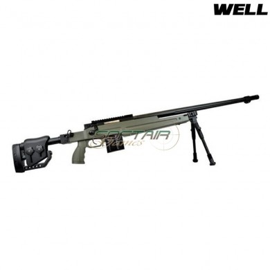 Spring Rifle Sniper Tactical Type 1 Olive Drab Well (mb4415v)