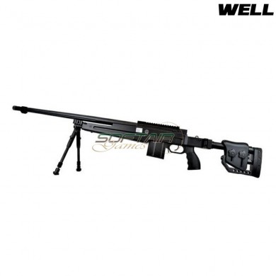 Spring Rifle Sniper Tactical Type 1 Black Well (mb4415b)