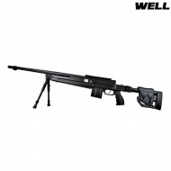 Spring Rifle Sniper Tactical Type 1 Black Well (mb4415b)