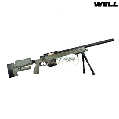 Spring Rifle Sniper Tactical Type 2 Olive Drab Well (mb4413v)