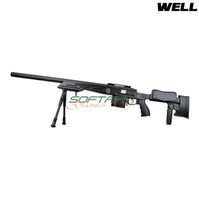 Spring Rifle Sniper Tactical Type 2 Black Well (mb4413b)