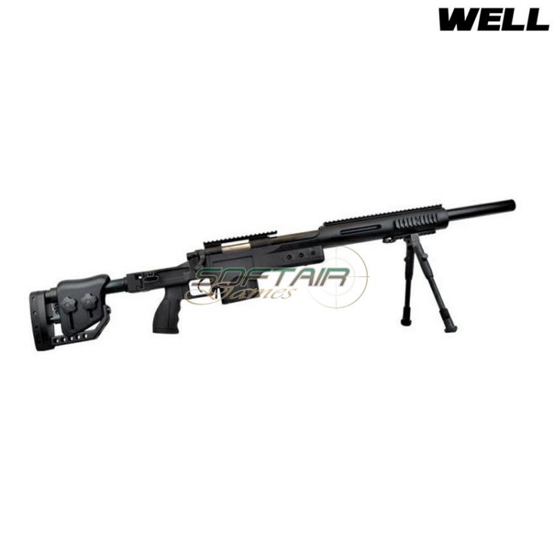 Fucile A Molla Sniper Msr Socom Type Black Well (mb4410b)