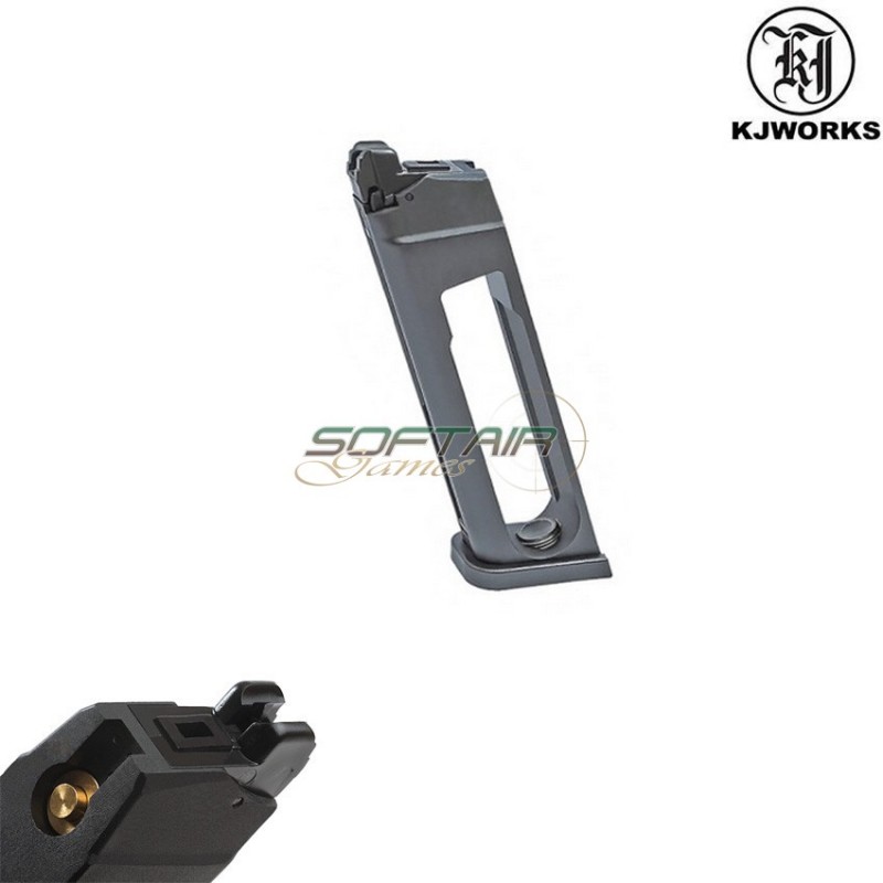 Co2 Magazine 23bb Black Per Glock Kp17/13 Kjworks (kjw-23797)
