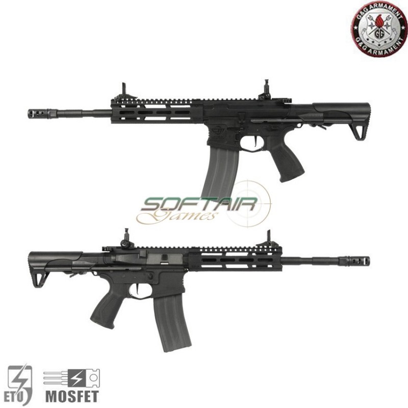 Fucile Elettrico Aeg Cm16 Raider L 2.0e Black G&g (gg-egc-16p-r2e-bnb)