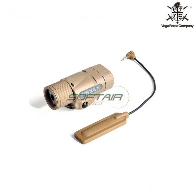 V3x Tactical Illuminator Flashlight Fde Vfc (vf9-vltv3xtn01)