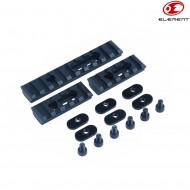Set 3 Pieces Rail Black Element (el-ex225-bk) Set 3 Pieces Rail Black Element (el-ex225-bk)