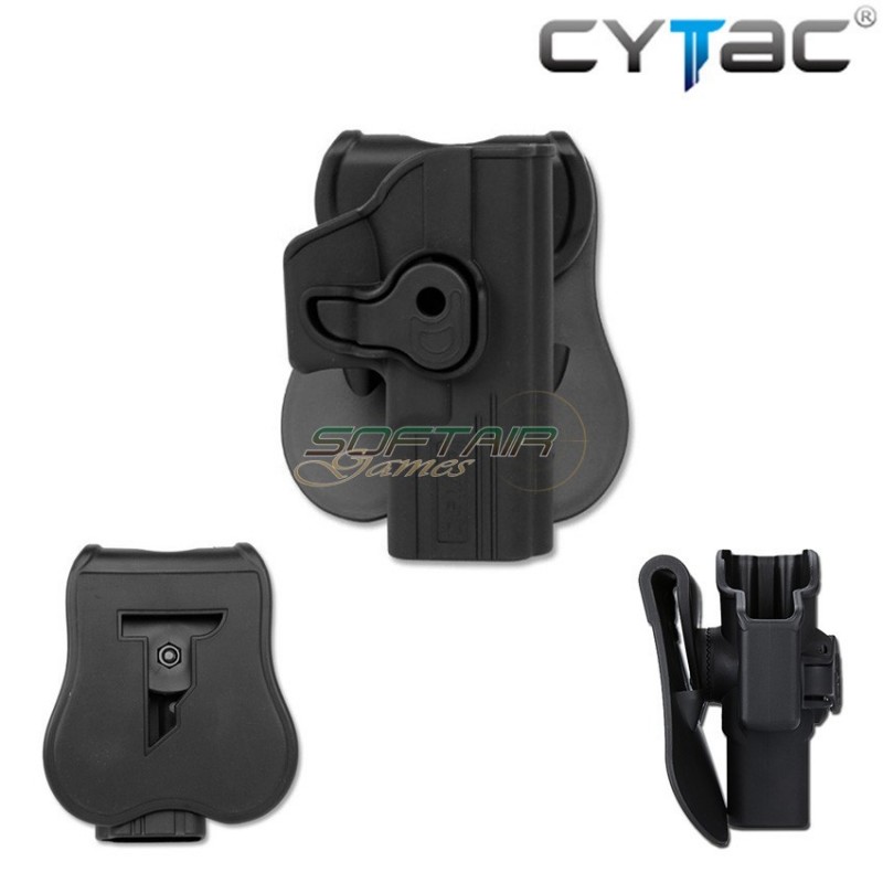 Rigid Right Holster For We/kjw/tm Glock Cytac (cy-gag-bk)
