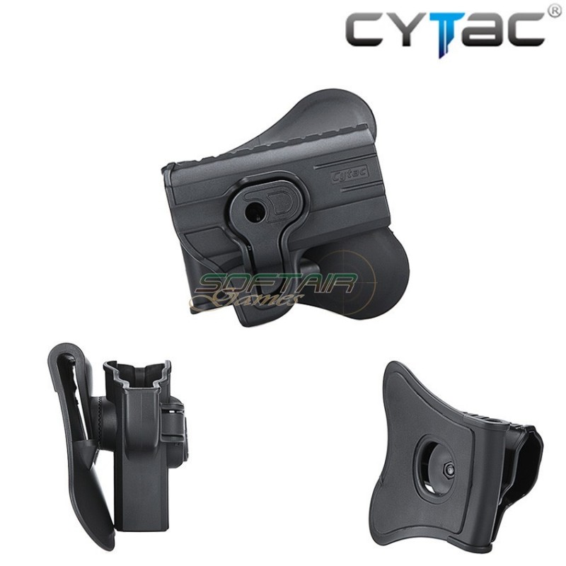 Fondina Rigida Destra Black Per Colt 1911-3 Cytac (cy-1911/3g2)