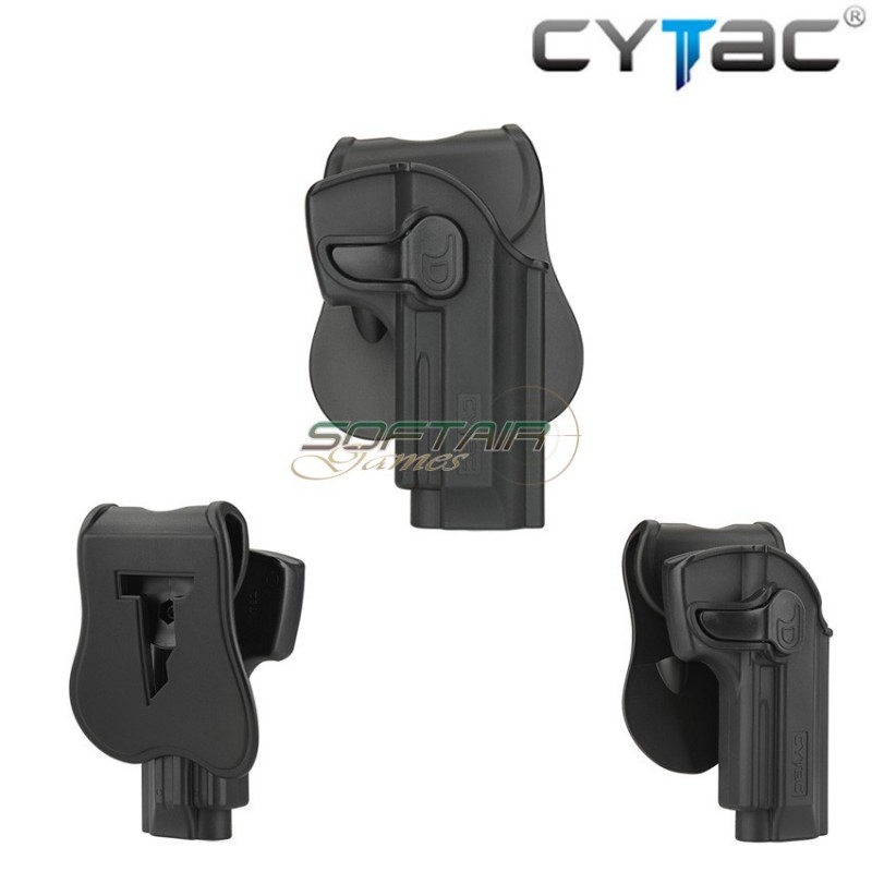 Fondina Rigida Destra Black Per Beretta 92 Cytac (cy-t92g2/t92m)