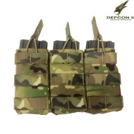 Tasca Tripla 5.56 Open Multicam Defcon 5 (d5-m4ak3do-mc)