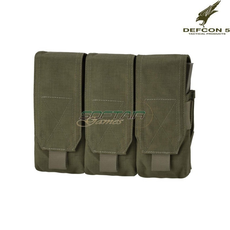 Triple 6 Magazine Pounch Olive Drab Defcon 5 (d5-m4ak3-od)