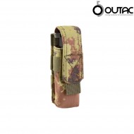 Tasca Singola Caricatore Pistola 9mm Vegetato Italiano Outac (ot-pmo1-vi)