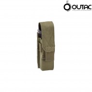 Single Pistol 9mm Magazine Pounch Olive Drab Outac (ot-pmo1-od) Single Pistol 9mm Magazine Pounch Olive Drab Outac (ot-pmo1-od)
