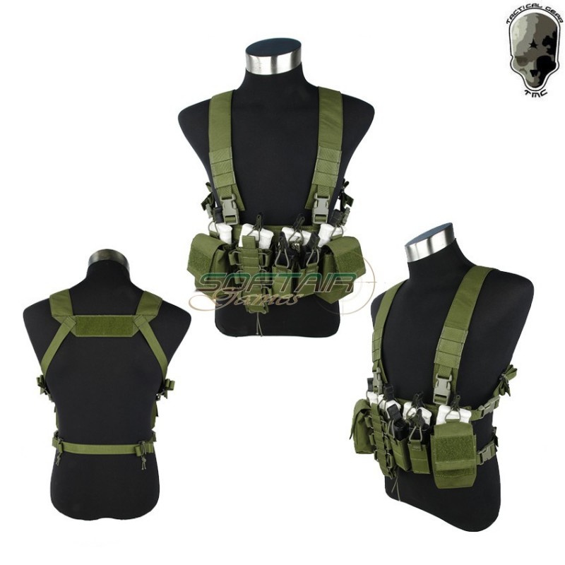 D-mittsu Chest Rig Olive Drab Tmc (tmc-2757-od)