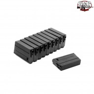 Set 10 Caricatori Monofilari M16vn 110bb G&p(gp213-p)