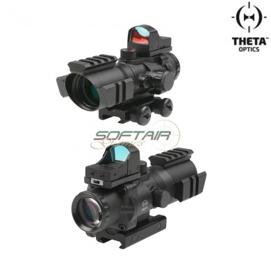 Ottica Rhino 4x32 Con Mini Red Dot Theta Optics (tho-011608)