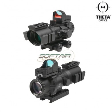 Rhino 4x32 Scope With Micro Red Dot Sight Theta Optics (tho-011608)