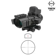 Ottica Rhino 4x32 Con Mini Red Dot Theta Optics (tho-011608)