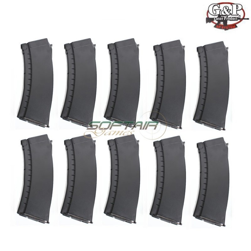 Set 10 Mid-cap Magazine 150 Bb Ak74 G&p (gp367-p)