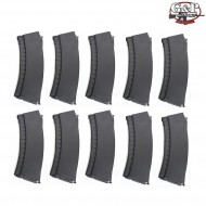 Set 10 Caricatori Monofilari 150 Bb Ak74 G&p (gp367-p)