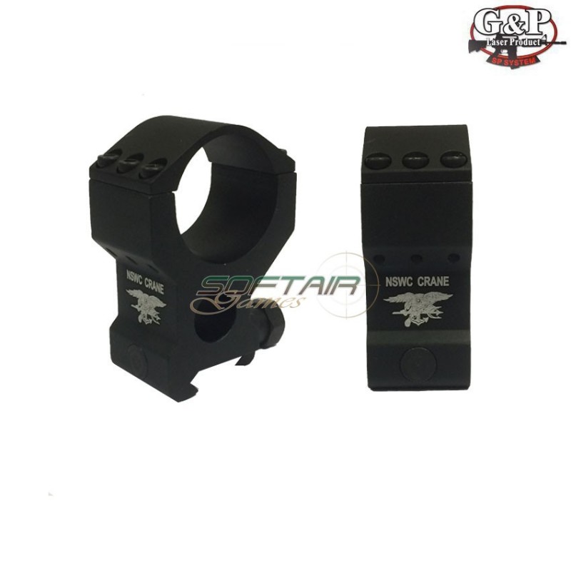 Reinforced Scope Mount Ring 30 Mm Nswc Crane G&p (gp248b)