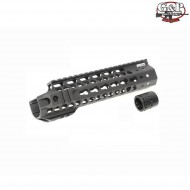 Black 9" Mots Keymod (upper Cut) Ris M4/m16 G&p (gp-key017bk)