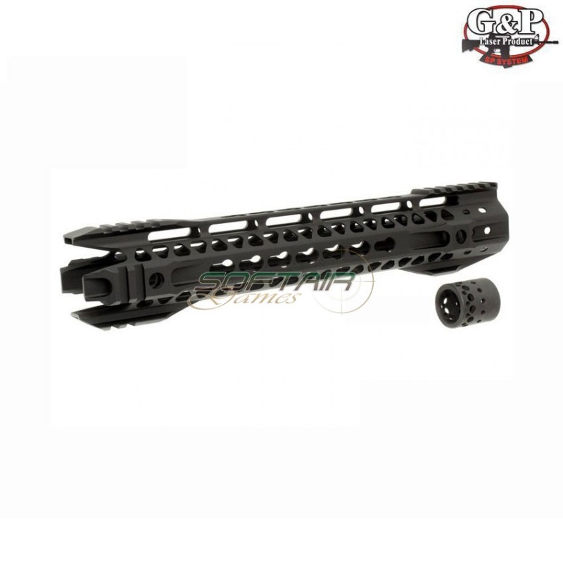 Black 12.5" Mots Ii Phantom Keymod Ris M4/m16 G&p (gp-key024c)