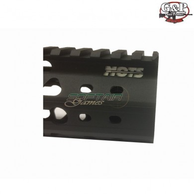 Black 9" Mots Keymod (upper Cut) Ris M4/m16 G&p (gp-key017bk)