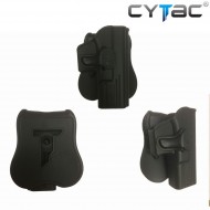 Fondina Occultabile Rigida Destra Black Per Glock 19/23/32 Cytac (cy-g19g2-bk)