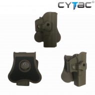 Concealable Rigid Right Holster Fde For Glock 19/23/32 Cytac (cy-g19g2-fde)