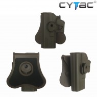 Fondina Occultabile Rigida Sinistra Fde Per Glock 19/23/32 Cytac (cy-g19lg2-fde)