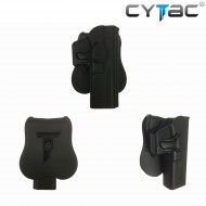 Fondina Occultabile Rigida Destra Black Per Glock 26/27/33 Cytac (cy-g27g2-bk)