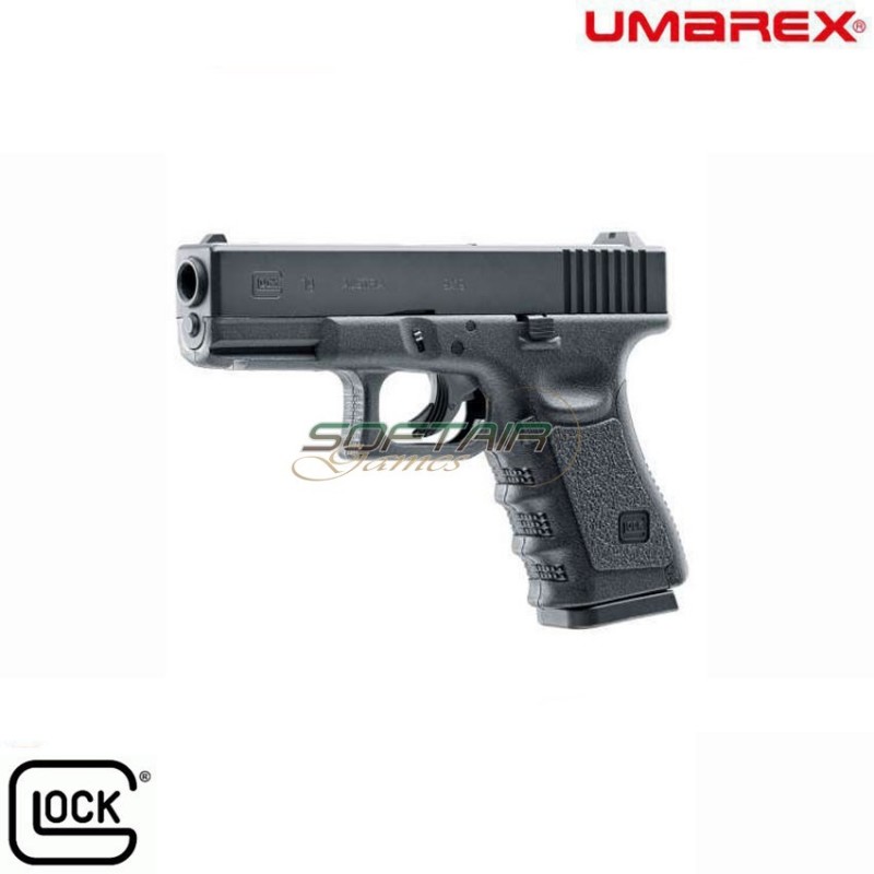 Pistola Co2 Official Glock 19 Gen.3 Black Umarex (um-2.6418) Pistola Co2 Official Glock 19 Gen.3 Black Umarex (um-2.6418)