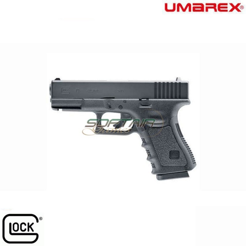 Pistola Co2 Official Glock 19 Gen.3 Black Umarex (um-2.6418) Pistola Co2 Official Glock 19 Gen.3 Black Umarex (um-2.6418)
