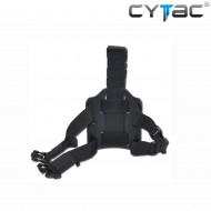 Sistema Cosciale Rigido Black Per Fondine Ed Accessori Cytac (cy-dlp)