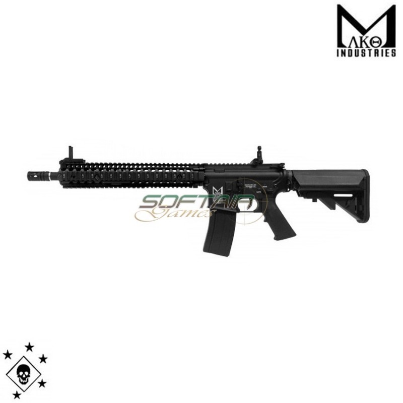 Electric Rifle Mk18 12'' Black Mako Industries (mo-sopmodmk18-620)
