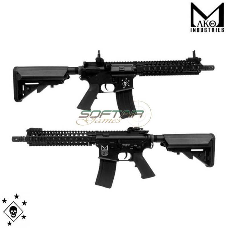 Fucile Elettrico Mk18 9'' Black Qd System Mako Industries (mo-cqbrmk18-603)