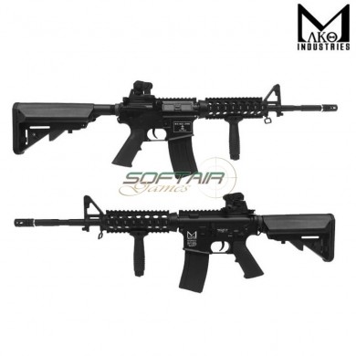 Electric Rifle M4 Sopmod Black Mako Industries (mo-sopmod308)