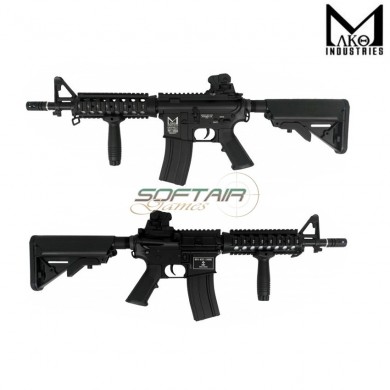 Electric Rifle M4 Cqbr Black Mako Industries (mo-cqbr302)