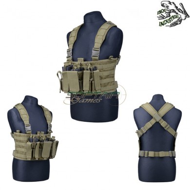 Scout Chest Rig Tactical Vest Olive Drab Frog Industries® (fi-009835-od)