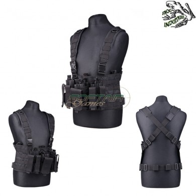 Scout Chest Rig Tactical Vest Black Frog Industries® (fi-009834-bk)