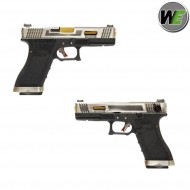 Gas Pistol G18 E Force Black Blowback Silver/gold We (we-wg02wet-3) Gas Pistol G18 E Force Black Blowback Silver/gold We (we-wg02wet-3)