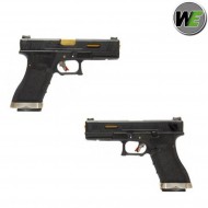 Pistola Gas G18 E Force Black Scarellante Black/gold We (we-059bbg)
